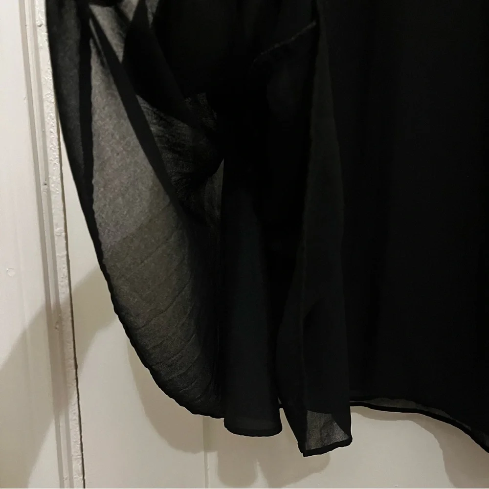 DKNY Black A-Line Women's Midi Skirt - Size M - Picture 7 of 11